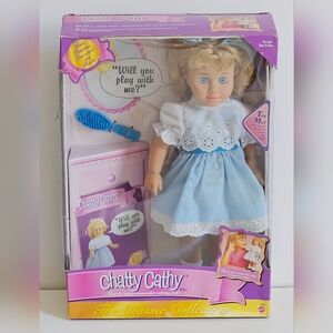Vintage "Chatty Cathy" 15" Talking Doll 2001 Classic Collection Mattel NIB